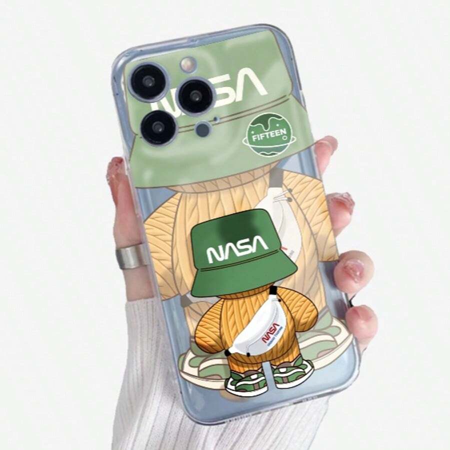 Creative And Modern Space-Themed Phone Case, Compatible With Various Phone Models, With Custom Designs. - Modelo Gorra Verde - View 1