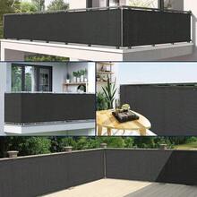 Cubierta De Valla De Pantalla De Privacidad Para Balcón 5m - Negro345 - Ver 8