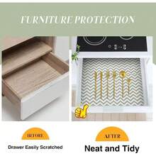 波浪纹理多功能保护垫，防滑垫，防潮垫，抽屉垫，鞋柜垫，衣柜垫，防尘，防潮，防水，防油，可定制，强烈推荐的厨房必备品！ - 青折線 - 查看 8