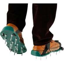 1 Set Sandal Aerasi Rumput Berduri Tugas Berat, Ukuran Universal yang Dapat Disesuaikan, Sepatu Rumput Penetrasi Tanah Dalam Cocok untuk Perawatan Halaman dan Kebun - A - View 7