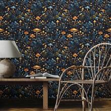 1 Cuộn Giấy Dán Vinyl Họa Tiết Nấm, Giấy Dán PVC Cho Phòng Ngủ, Phòng Khách, Phòng Tắm, Mặt Bàn Bếp, Trang Trí Nội Thất, Giấy Dán Tự Dán, 17.7inX39.3/118.1/196.8/393.7in - K-vàng - Xem 15