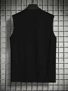 Men Tank Tops - Black - View 2