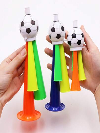 Còi cổ vũ bóng đá 3 màu, Còi cổ động viên World Cup, Dụng cụ tạo tiếng ồn sân vận động thể thao, Phụ kiện ngày thi đấu, Quà tặng tiệc tùng, Còi cổ vũ bằng nhựa, Đạo cụ trận đấu bóng đá, World Cup 2026, Người hâm mộ World Cup, Cổ vũ sân vận động thể thao, Dụng cụ tạo tiếng ồn sự kiện, Còi dành cho người hâm mộ bóng đá, Còi cổ vũ thể thao, Vật dụng cần thiết cho World Cup, Dụng cụ tạo tiếng ồn ngày thi đấu