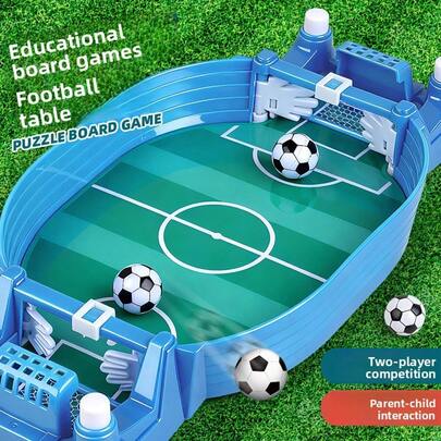 Juguete de futbolín de escritorio para niños, juguete de batalla de futbolín de escritorio, juguete de fútbol para interiores y exteriores, juego de mesa inteligente para 2 jugadores, juguete interactivo para padres e hijos, juego de fiesta para niños y adultos