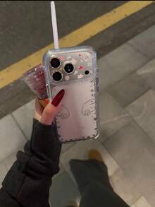 优雅简约星形、蝴蝶结和翅膀设计手机壳，适用于 17 Pro Max、15（新款）、14（优雅款）、16（时尚款）、13、15 Pro，防摔 - 無色 - 查看 5