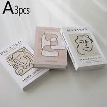 3 piezas Libros decorativos modernos, libros falsos plegables, libros falsos para mesa de café, libros de exhibición para estantería, decoración para oficina en casa - Unitalla - Ver 3