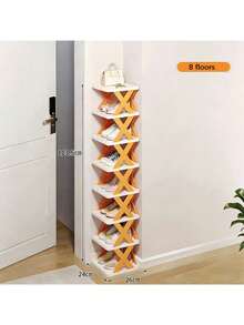 50/10/2/1 Pcs Adjustable Shoe Rack - Plastic Multi-Tier Shoe Shelf With Clear Plastic Shelves, Space-Saving Home Entryway, Closet And Bedroom Design, Easy Assembly, No Tools Required, Shoe Storage Organizer, Compact Shoe Rack, Sturdy - Multicolor - View 21