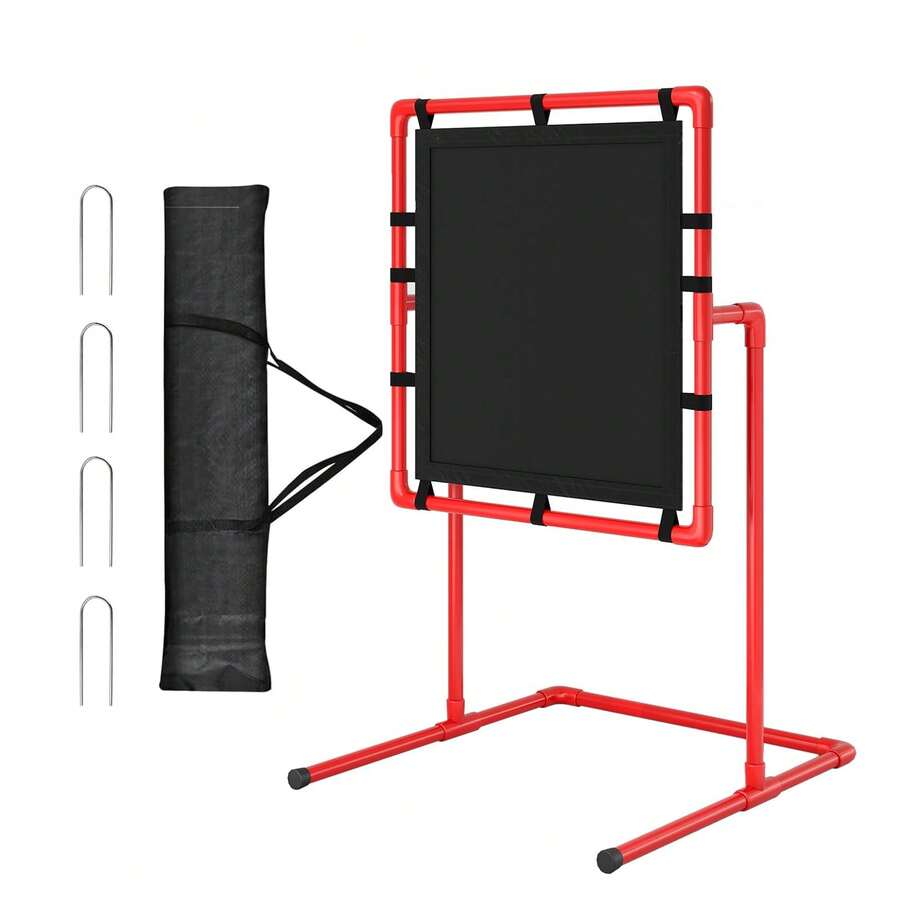 Techigher Baseball Strike Zone Target For Plastic Balls, Pitching Training Strike Zone With Ball & Blitzball, Ideal For Balls Training, Suitable For Indoors & Outdoors Various Occasions - Red - View 1