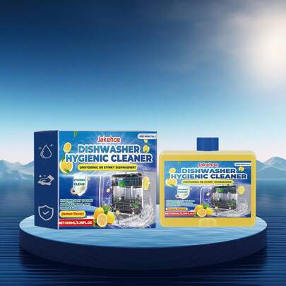 jakehoe 洗碗机清洁剂，家用洗碗剂，去除水渍、油脂和食物残渣，彻底清洁餐具。