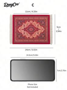 Dengcoo 1PC Coffee Coaster, Cup Mat, Fabric Tassel Carpet Coaster, Coffee Mat, Drink Coaster, Dish Drying Mat, Table Mat, Placemat, Mouse Pad, Non-Slip Heat Resistant Mat, For Table Desk Cup, Home, Coffee, Gife - Coffee Pads - View 20