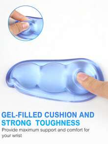 Creative Pea Silicone Mouse Pad Wrist Guard Cute Mini Men's And Women's Office Desk Wrist Support Anti-Slip Hand Pillow - View 3