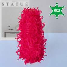 New Style Three Pieces Paper Fancy Yarn, Large Paper Butterfly Yarn, DIY Hand-Mixed Yarn, For Clothes, Hats, Scarves, One Skein - Multicolor - View 4