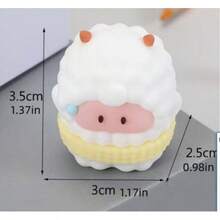2pcs Mini Animal Pencil Sharpeners, Cute Sheep & Capybara Shaped Creative Pencil Sharpeners, Stationery For Students - Multicolor - View 2