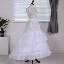 新娘礼服衬裙，蓬松款式，带大钢圈，婚礼配饰 - 彩色 - 查看 1