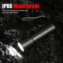 1PC Multifunction LED Flashlight, Long-Range Telescopic Zoom Flashlight, With USB Rechargeable Battery - Multicolor - View 9