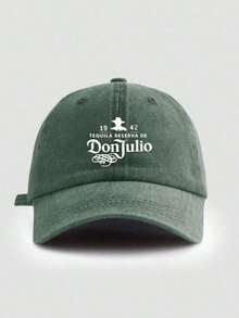 1pc Unisex Letter Print "DONJULIO" Decorative Vintage Washed Baseball Cap, Trucker Cap, Dad Hat, Suitable For Outdoor, Travel, Hiking, Beach - Multicolor - View 11