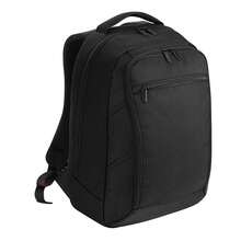 Quadra Executive Digital Backpack / Rucksack (Black) - 100% Polyester - (BC3240) - View 1