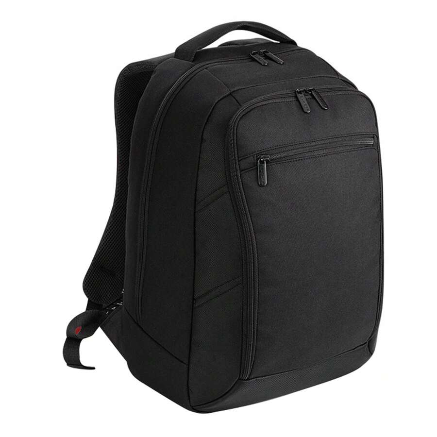 Quadra Executive Digital Backpack / Rucksack (Black) - 100% Polyester - (BC3240) - View 1
