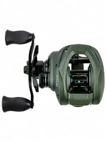 BILLINGS Carrete de pesca de casting, carrete de casting ultraligero de 6 oz, súper suave con arrastre máximo de 8 kg, relación de engranajes 7.2:1 y sistema de frenado magnético, para principiantes y todos los niveles - Verde - Ver 11