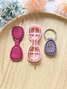 Simple Keychain Shape Polymer Clay Cutter Mold With High Precision Diy Handcrafted Earring Jewelry Soft Clay Mold Tools, Precision Knife Molds - Craft Supplies - For Jewelry Makers & Crafters - Perfect Gift For Diy Enthusiasts - TH117 - View 4
