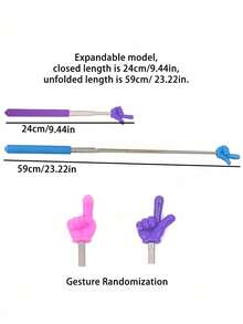 10支装不锈钢伸缩教师指示棒，适用于阅读、教学、演示、课堂使用，返校季必备 - B - 查看 9