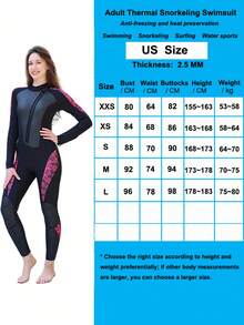 HISEA 2.5毫米氯丁橡胶潜水服，保暖潜水服；男士前拉链冲浪潜水服；女士春季保暖连体泳衣 - 彩色 - 查看 15