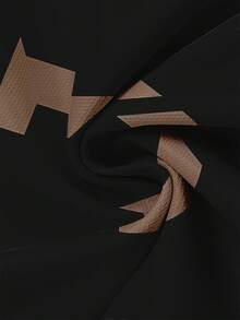 Una camiseta casual de manga corta para hombre, con estampado de la letra J, de tela cómoda, ropa masculina a la moda, ropa de descanso para hombre. - Negro - Ver 4