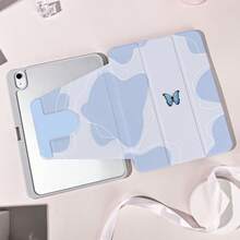 1个带笔槽的多角度磁吸支架保护套，支持自动休眠/唤醒功能，适用于Pro/Air/三星Galaxy A9/S9/S7/S10+/小米Pad 5/6/7等平板电脑。 - 彩色 - 查看 3