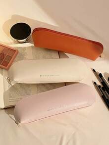 1pc - Multi-Functional Makeup Brush Holder Bag, Multiple Colors Available, Large Capacity, Suitable For Storing Eyebrow Pencils, Makeup Brushes, Mascara Brushes And Other Daily Cosmetics, Ideal For Travel, Business Trips And School Use - Multicolor - View 3