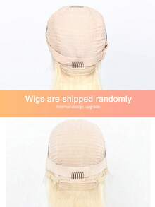 Tóc giả bob màu vàng hoe 613, tóc thật 13x4, kiểu tóc bob HD, có ren phía trước, mật độ 180%, tóc thật 613, tóc giả bob màu vàng hoe đã được tỉa sẵn dành cho nữ. - S613 - Xem 5