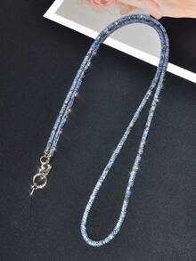 奢华水晶挂绳长带,闪亮斜挎手机吊饰链,时尚手提包肩带,高端 - 彩色 - 查看 48