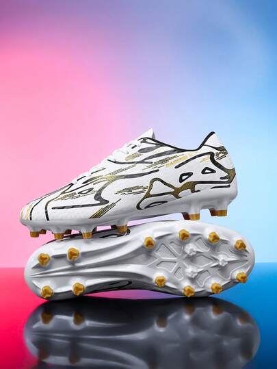 Youth Sports Soccer Shoes, New Soccer Match Dedicated Shoes, Campus Student Boys Girls Soccer Training Shoes, Lightweight & Comfortable, Good Foot Feel