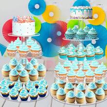 Giá trưng bày bánh nhiều tầng bằng acrylic, giá đựng đồ tráng miệng cho đám cưới, tiệc sinh nhật. - Trong sáng - Xem 3