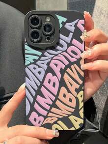 Large Font And Unique Patterns; Elegant And Simple; Stylish; Fits Well In The Hand; Phone Case 11/11PR0/11PROMAX 12/12PR0/12PROMAX 13 13PR0 13PROMAX 14 14PR0 14PROMAX 14PLUS 15 15PR0 15PROMAX 15PLUS 16 16E 16PR0 16PROMAX 16PLUS 17 17AIR 17PR0 17PROMAX - Black - View 1