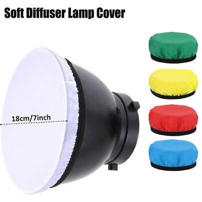 Photography Light Soft White Diffuser Cloth For 7" 180mm Standard Studio Strobe Reflector