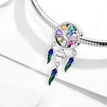 1pc 925 Sterling Silver Infinity Tree Of Life Charm Bead, Suitable For Women Bracelet Bangle DIY Jewelry Making And Daily Decoration - Beads 2 - View 8