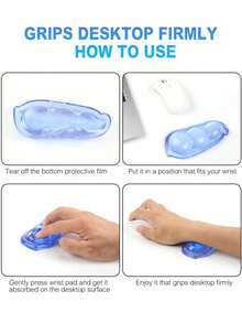 Creative Pea Silicone Mouse Pad Wrist Guard Cute Mini Men's And Women's Office Desk Wrist Support Anti-Slip Hand Pillow - View 5