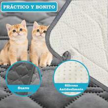 sofás y sofásFunda para Sofá Impermeable Protectores para Sala Fundas para Sillón de Tela Suave Sofa Cover Antideslizante Lavable a Máquina Apto para Familias con s y Mascotas 180 * 75cm - Gris - Ver 6