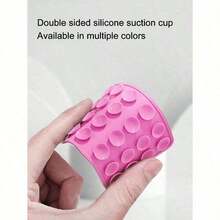 1pc Silicone Suction Cup Phone Case Mount Double Sided,Silicone Octo Cup Buddy Sticky Grip Holder For Cellphone, Hands-Free Phone Accessories Strong Grip Holder For Selfie And Video(28grain) Compatible With IPhone, Android Phone, Gift For Birthday, Family, Friends Gifts Birthday Bathroom Phone Holder Phone Stand Sticky Stand - 款式1(1pc) - 查看 4