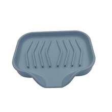 1pc Silicone Soap Dish, Drainage Design Silicone Soap Holder, Bathroom Organizer, Japanese Style Creative - Multicolor - View 9