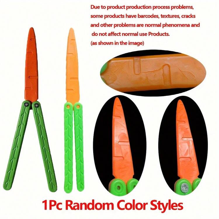 3D胡萝卜，重力胡萝卜，减压推拉玩具，减压玩具，生日礼物，户外游戏和活动派对礼品 - 彩色 - 查看 4