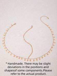 Fashionable Bohemian Style Round Pendant Series Tassel Gold & Silver Alloy Chain Crystal Headband. Exquisite Jewelry. Suitable For Girls To Wear At Parties, Festivals, Ramadan Occasions And Daily Life, Also Can Be Used As Learning Supplies, Girls Can Also Wear. - Multicolor - View 13