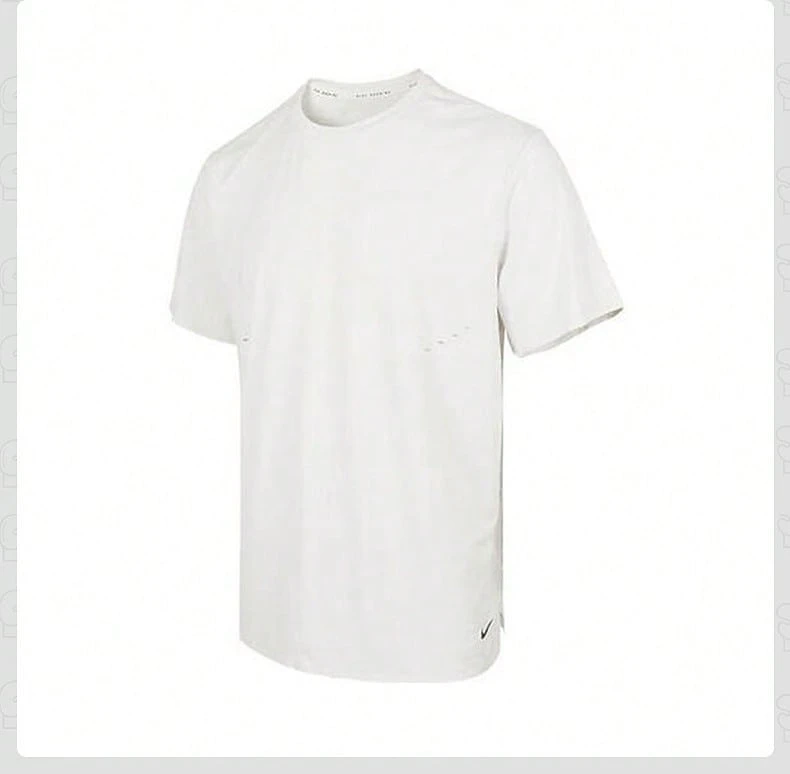 Nike Men's New Casual Training Loose Breathable Running Round Neck Short Sleeve T-Shirt - White - View 1