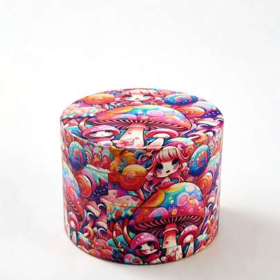 1pc 4-Layer Metal Grinder, Precise Teeth, Fine Grinding, Suitable For Kitchen, Ideal Gift For Valentine's Day