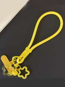 Premium Sleek Phone Wrist Lanyard With Metal Clip, Star Charm & Cute Bell, Stylish Durable Heavy-Duty Phone Wristlets For Women, Students & Office Ladies, Vibrant Colorful Aesthetic Braided Strap, Ergonomic Secure Hand Strap To Hold Cellphone & Electronic Devices , Universal Phone Tether System, Anti-Lost Anti-Drop & Anti-Theft Anti-Snatch Design To Prevent Loss & Robbery, Cute Phone Charms For Best Friend Gifts, Holiday Party, Summer Outfits, Backpack & Wallet Decor, Ideal For Daily - Multicolor - View 13