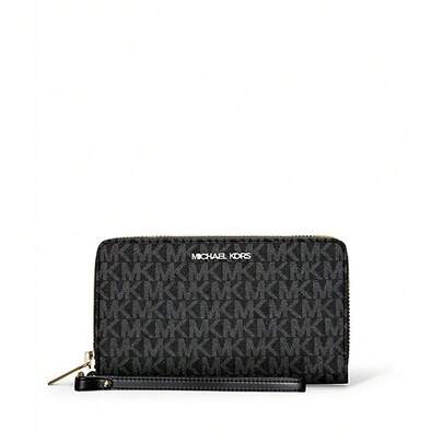  Michael Kors Jet Set Printed Ladies' Wallet 35F8STVW9B BLACK