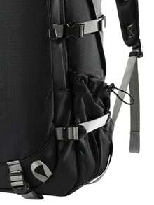 CAMEL CROWN Foldable Large Capacity Travel Bag Backpack Short Distance Travel Fitness Storage Bag - Phantom Black - View 3