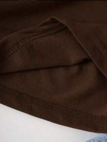 Catholic T-Shirt The Holy Cross Casual Comfort Gift Religion 100% Cotton - 鏽棕色 - 查看 4