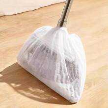 50/100pcs Disposable Broom Cover, Ground Hair Cleaning Cover, Crevice Dust Adsorption Cleaning Tool - White - View 2