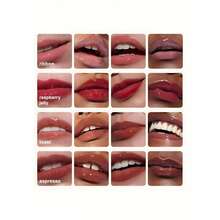 Tinte labial con péptidos Rho de Hailey, nuevo color labial, 4 unidades: frambuesa, espresso, cinta y tostado. - Multicolor - Ver 3